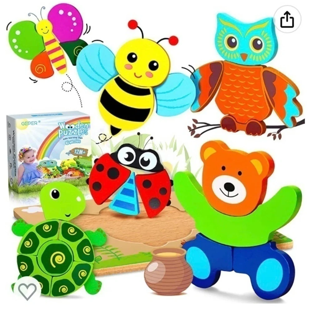 GEPER-WOODEN PUZZLES-12 months+